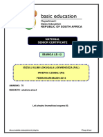 IsiZulu FAL P2 Feb-March 2014