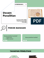 3 - PPT Metpen - Desain Penelitian Kuantitatif