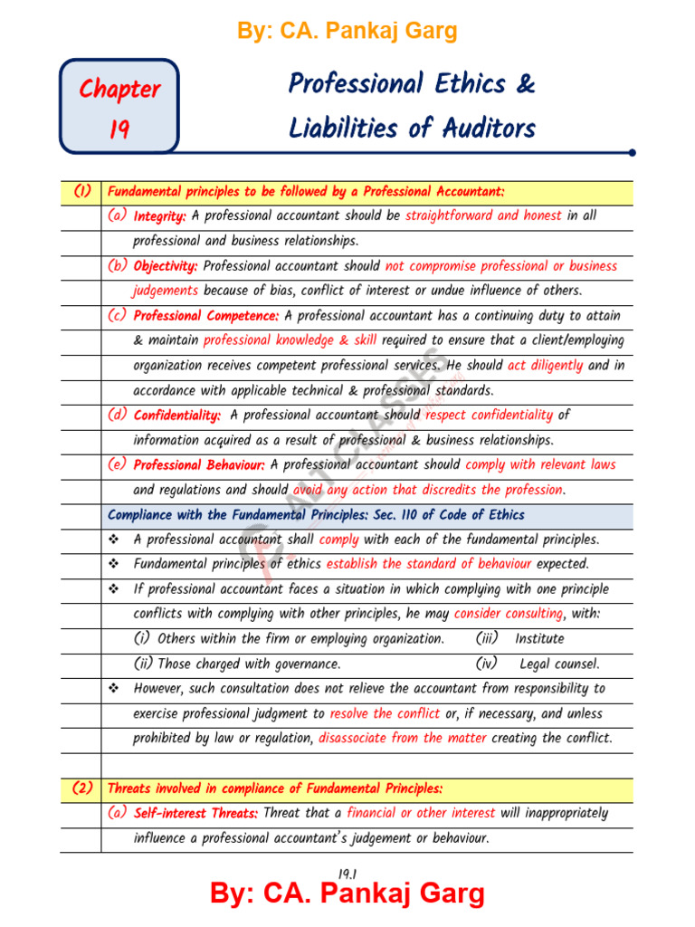 Threats to Auditor Independence | PDF | Audit | Accountant