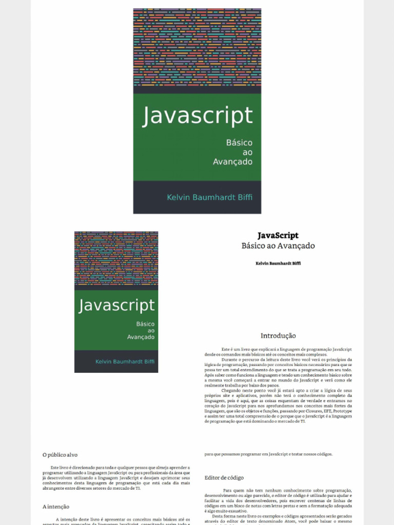 Javascript Do Basico Ao Avançado | PDF