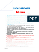 Idioms and Meanings ALL