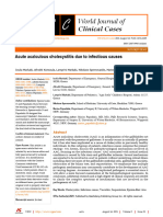 Acute Acalculous Cholecystitis Due To Infectious Causes