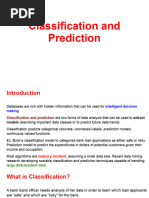 Classification and Prediction