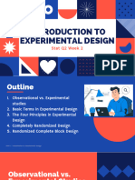 Q2 Week 2 Intro To Experimental Design