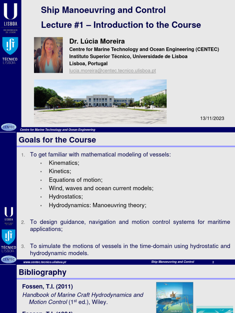 Ship Manoeuvring Control Course Overview | PDF | Ships | Watercraft