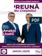 Program Electoral Anatol Usatii Chisinau 2023
