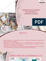 Gerencia de Gestion Tecnologica Y Comunicacional