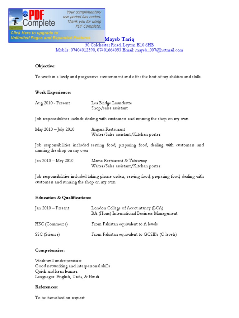 Jan Mayeb's Professional Profile | PDF | Career & Growth