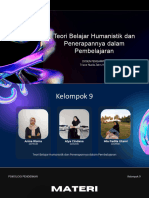 Kelompok 9 (Teori Belajar Humanistik) .