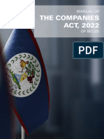 Manual of The Companies Act of Belize, 2022 - Updated (21.06.23)