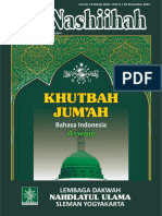 Khutbah Jum'at Bahasa Indonesia & Bahasa Jawa - LD PCNU Sleman - 3 November 2023 - Iri Dengki Pembunuh Rasa Syukur - Muhammad Zainuri Ahjam