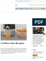 4 Lekkere Juice Recepten - Uit Pauline's Keuken