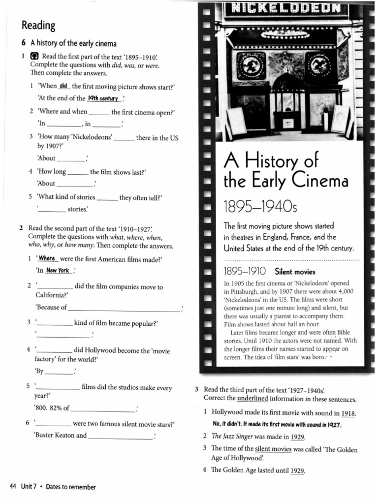 The History of Cinema | PDF