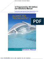 Algebra and Trigonometry 4th Edition Stewart Solutions Manual