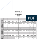 UES I - IX FSE Oral Time Table 2023-24
