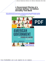 American Government Stories of A Nation Essentials Edition 1st Edition Abernathy Test Bank