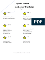 Corner Orientation Megaminx