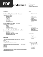 Basic Resume