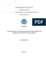 A Inclusão de Alunos Com TEA Uma Proposta para o Ensino de Quimica - Ane - Maciel - Dias - Dissertação