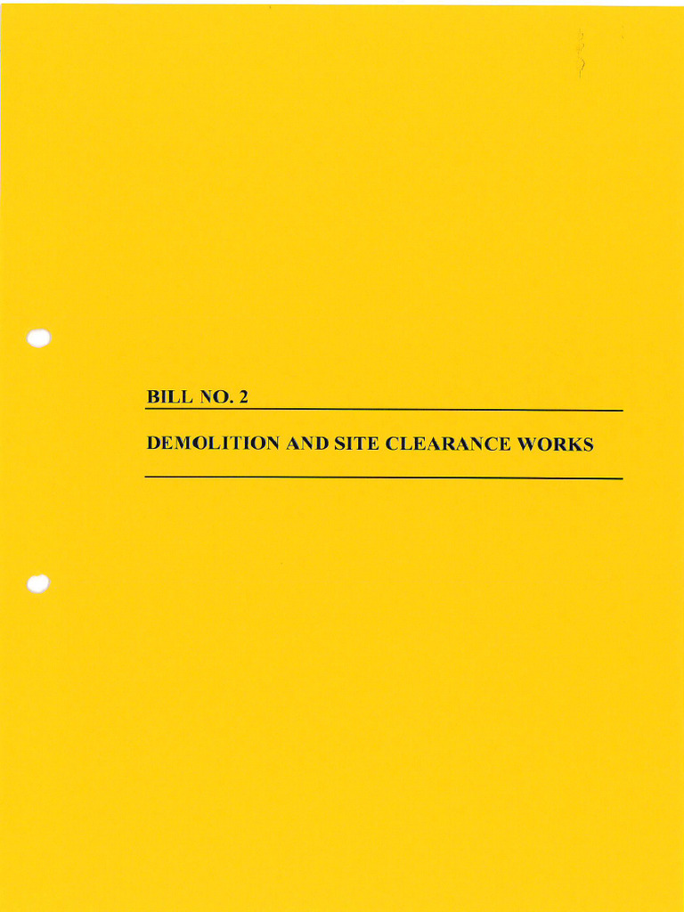 RFQ Commercial Document Bill of Quantities PDF