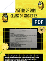 Benefits of Joining Clubs and Societies