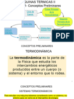 2022 Térmicas II - Conceptos Preliminares