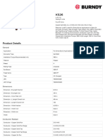 BURNDY KS26 Specsheet