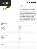 BURNDY TP1038 Specsheet