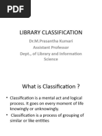 Library Classification