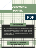 Posisyong Papel