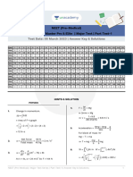 Answer Key 05 03 2023 Part Test 1 Major Test AZHARUDDIN 147