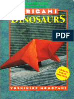Yoshihide Momotani Origami Dinosaurs (Japanese)