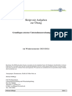 Externe Unternehmensrechnung FU Berlin Script Übungen