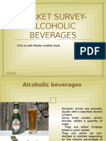 Market Survey-Alcoholic Beverages: Click To Edit Master Subtitle Style