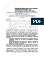 Lineamientos Estratégicos de Ordenamiento Territorial para La Cuenca Del Arroyo Maldonado (La Plata, Buenos Aires)