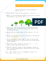 Sequences and Series Worksheet 1 2