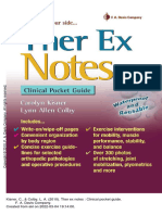 Therapeutic Exercise Notes