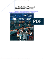 Art History 5th Edition Volume 2 Stokstad Cothren Test Bank