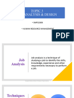 Topic 3 Job Analysis Design