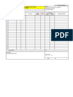 Form Report Handling Bearing Front Wheel - B3M