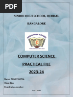 COMPUTER SCIENCE PRACTICAL FILE - Arnav-1-1 (1) 1