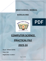 COMPUTER SCIENCE PRACTICAL FILE - Arnav-1-1 (1) 1