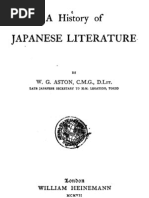 A History of Japanese Literature