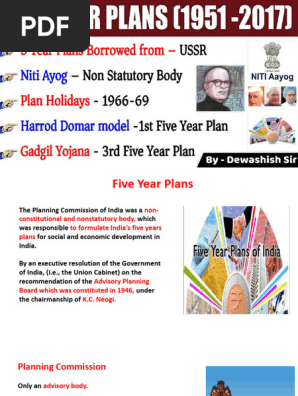 Five Year Plan