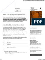 SQL Injection Cheat Sheet - Netsparker