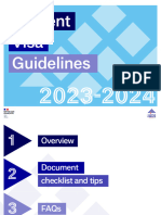 Student Visa Guidelines 2023-2024 