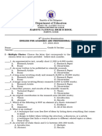 Q1summative Test English For Academic - Final