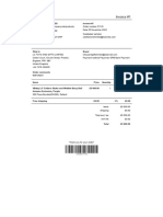 Tax Invoice #1 For Order #FYIV6