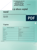 Hematom Și Abces Septal Nazal