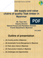 Mr. Than Sint - Wood Based Industry in Myanmar